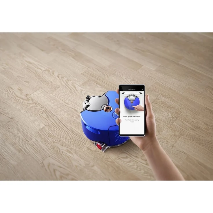Dyson 360 Heurist Saugroboter, 75 min Akkubetrieb, App-Steuerung, Zyklon-Technologie, 288218-01, Nickel Blau – Bild 7