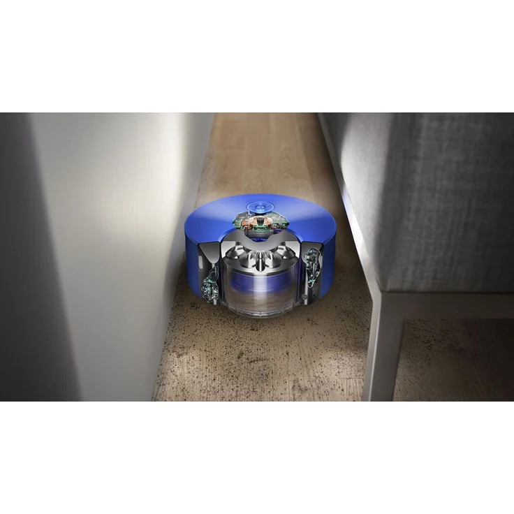 Dyson 360 Heurist Saugroboter, 75 min Akkubetrieb, App-Steuerung, Zyklon-Technologie, 288218-01, Nickel Blau – Bild 9