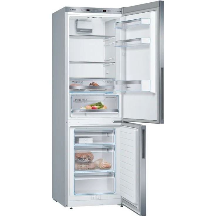 Bosch KGE364LCA Kühl-Gefrierkombination, freistehend, silber, 0-Grad-Zone, Schnellkühlen und -gefrieren, LowFrost, Urlaubsschaltung, Breite 60 cm – Bild 2