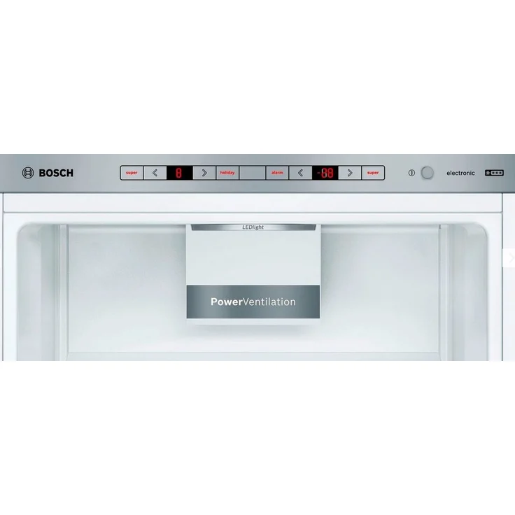 Bosch KGE364LCA Kühl-Gefrierkombination, freistehend, silber, 0-Grad-Zone, Schnellkühlen und -gefrieren, LowFrost, Urlaubsschaltung, Breite 60 cm – Bild 6