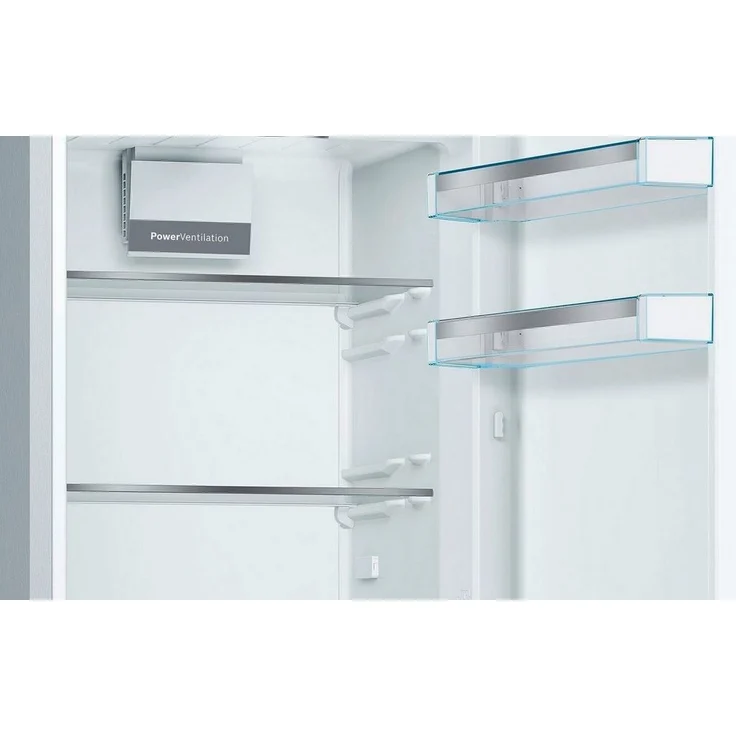 Bosch KGE364LCA Kühl-Gefrierkombination, freistehend, silber, 0-Grad-Zone, Schnellkühlen und -gefrieren, LowFrost, Urlaubsschaltung, Breite 60 cm – Bild 5