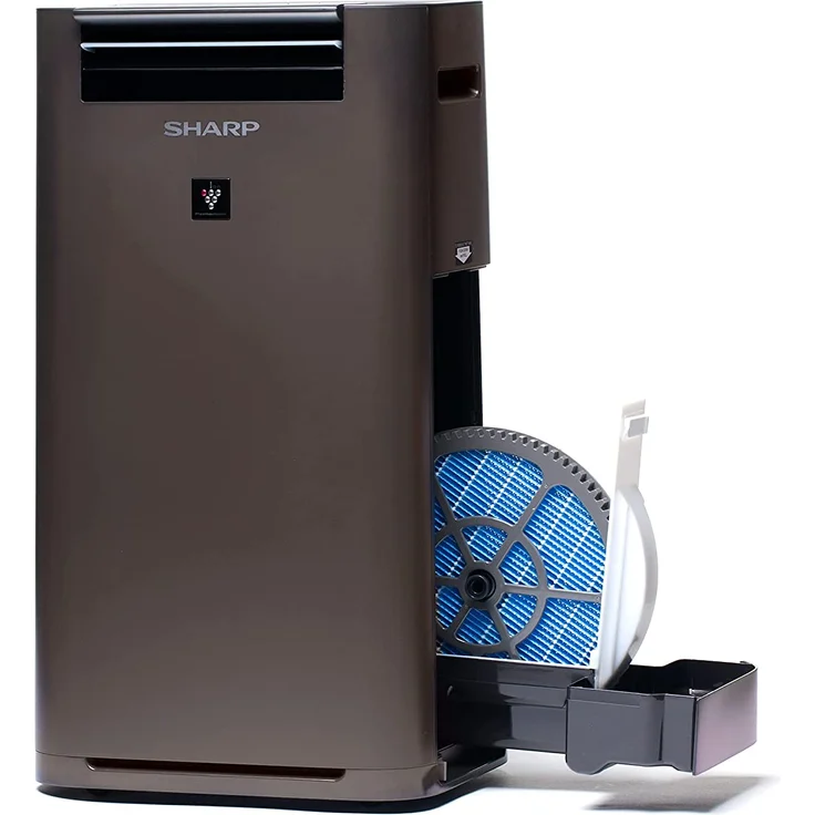 SHARP UA-HG40E-T Luftreiniger mit Luftbefeuchter, bis 28 m², 3-Stufen Filtersystem (Vorfilter, Geruchsfilter, HEPA-Filter), taupe – Bild 5