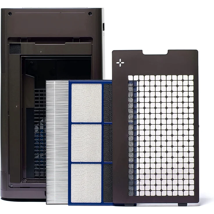 SHARP UA-HG40E-T Luftreiniger mit Luftbefeuchter, bis 28 m², 3-Stufen Filtersystem (Vorfilter, Geruchsfilter, HEPA-Filter), taupe – Bild 6