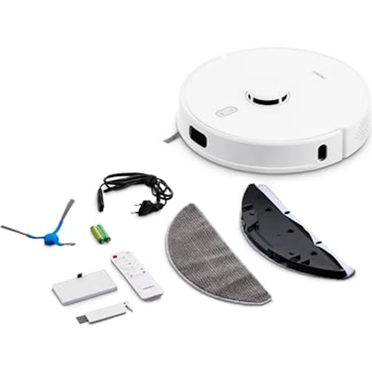 MEDION Saugroboter mit Lasernavigation und Wischfunktion X41 SW (Starke 8000Pa Saugkraft, 2in1 Roboterstaubsauger, präzise Kartenerstellung, Go & No Go Bereiche, mehrere Etagen) – Bild 5