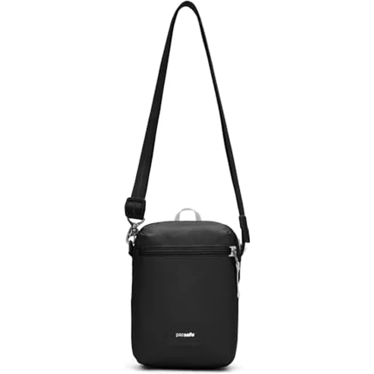 Pacsafe Umhängetasche Go Festival Crossbody Bag, Diebstahlschutz, RFID Blocker, Jet Black – Bild 2
