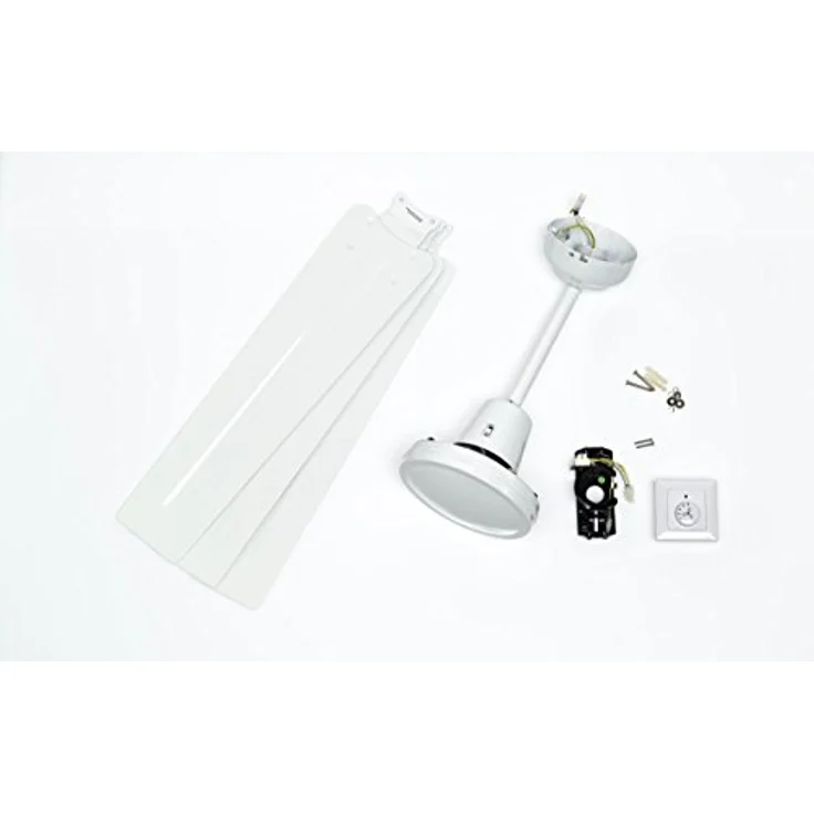 Westinghouse Lighting 142 cm Deckenventilator Industrial 72268 in weißer Ausführung – Bild 4