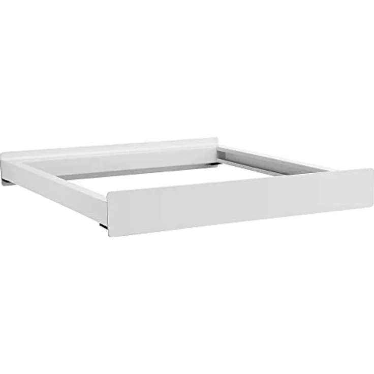 en.casa Zwischenbaurahmen Trockner Waschmaschine, Verbindungsrahmen aus pulverbeschichtetem Stahl, universell für 60 cm Geräte, Weiß, bis 100 kg belastbar – Bild 3
