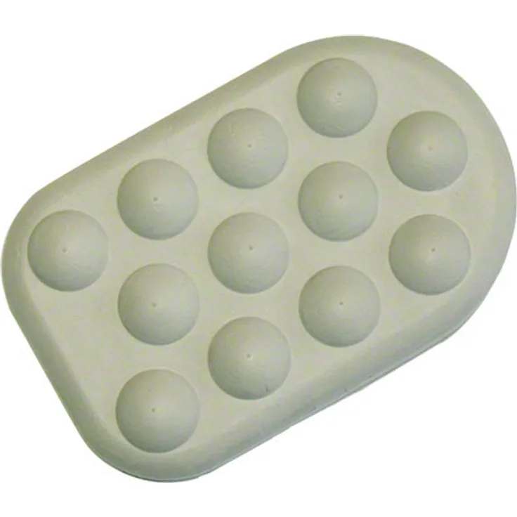 Maspo Massageaufsatz Noppenmoosgummischuh für Vibramat Massagegerät, 18x12 cm