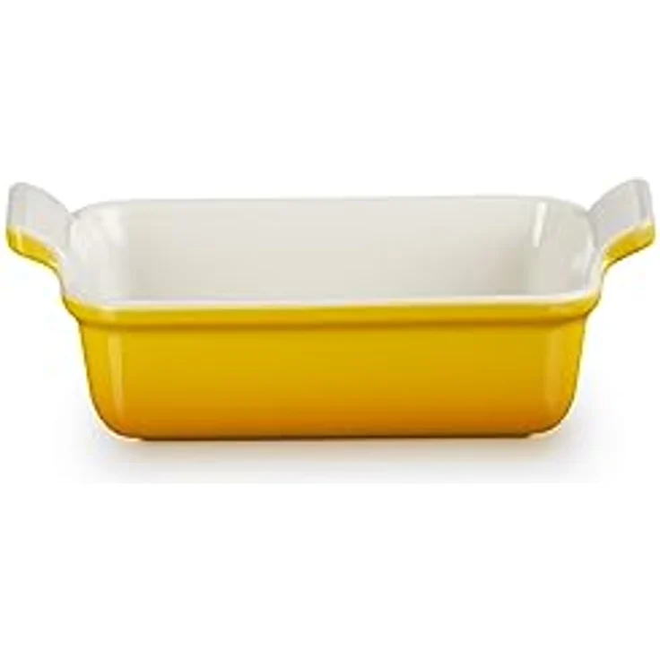 Le Creuset Rechteckige Auflaufform Tradition, Steinzeug, 19 cm, 1.1 Liter, Nectar – Bild 2