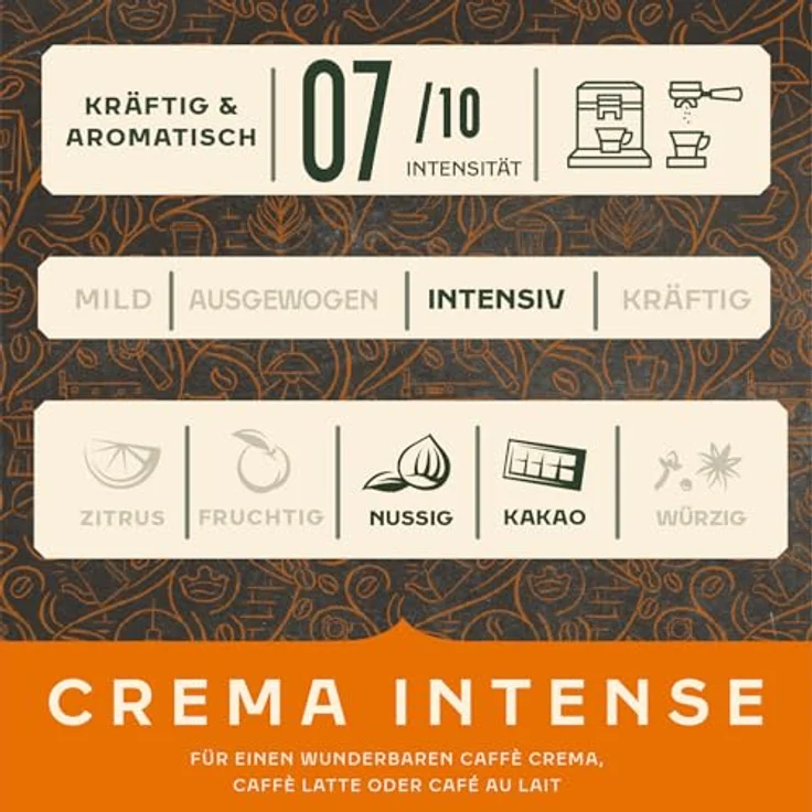 Jacobs Barista Editions Crema Intense, Bohnenkaffee, ganze Bohnen, Röstkaffee, Kaffeebohnen, 1000 g – Bild 4