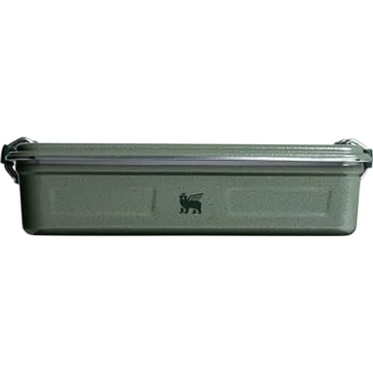 STANLEY 1913 Useful Classic Box 2L, Spülmaschinenfeste Edelstahl-Lunchbox, stapelbar, BPA-frei, Hammertone Green – Bild 1