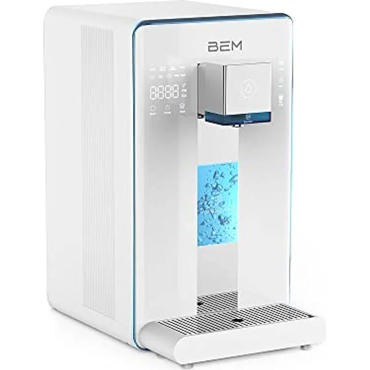 BEM IDA Wasserfilter und Wasserstoff-Ionisator für Trinkwasser mit Festwasseranschluss. Umkehrosmose, Temperatureinstellung 10-100°C, – Bild 2