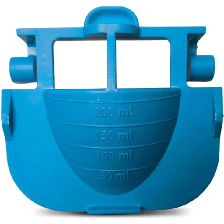 VIOKS Waschmittel Dosierhilfe Ersatz für Bosch 00605740, Flüssigwaschmitteleinsatz mit 50-200 ml Markierungen, blau – Bild 4