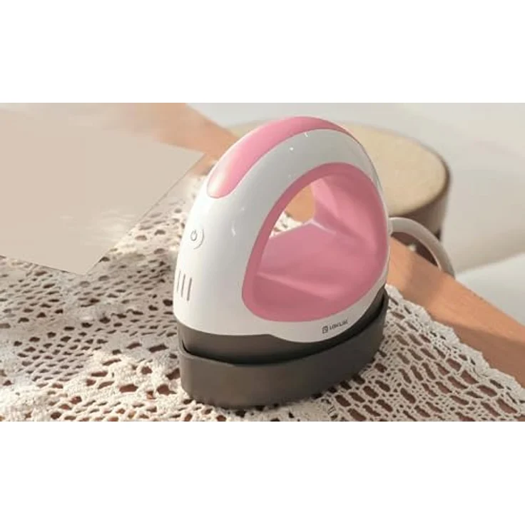 LOKLiK Mini Heat Press, kompaktes Bügeleisen mit keramisch beschichteter Heizplatte, Romance Pink, drei Wärmestufen bis 180 °C – Bild 2