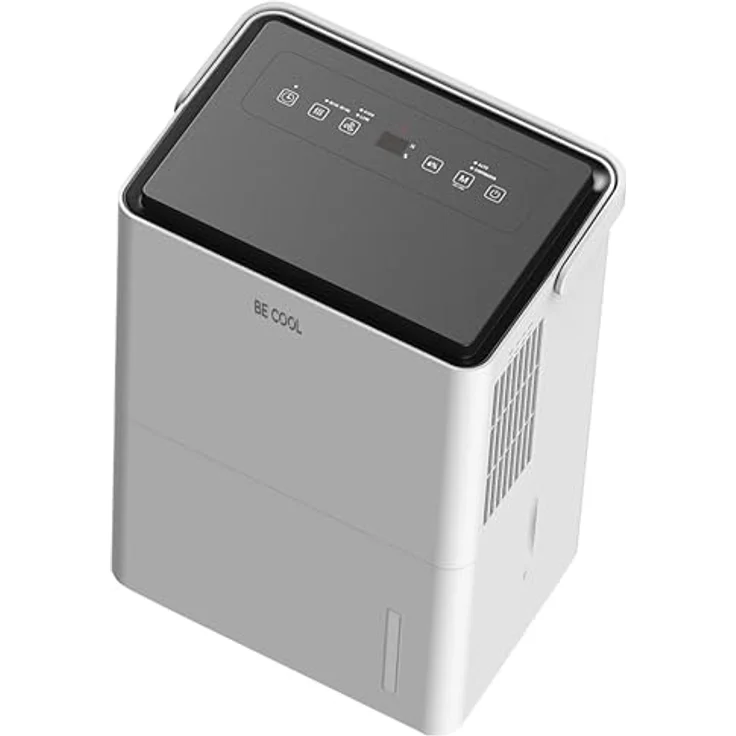 Be Cool BC30LEF2301 Luftentfeuchter 25m² 600W 30 l/Tag Weiß, Grau – Bild 9