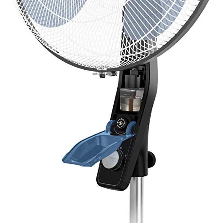 Rowenta Essential+ VU4420 Standventilator, 55 m³/min, 3 Geschwindigkeiten, leiser Betrieb mit 54 dB(A), automatische Oszillation, schwarz – Bild 4
