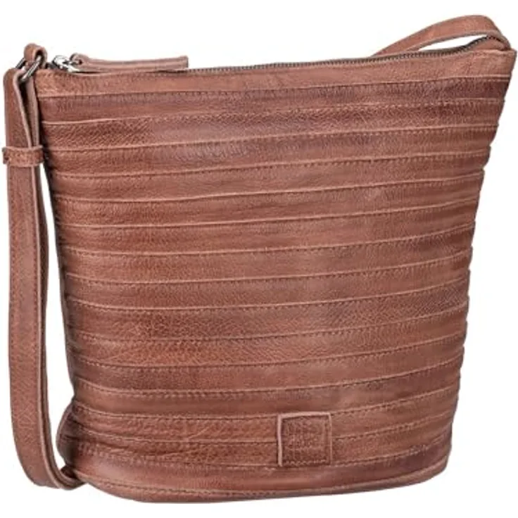 FredsBruder Gürtelinchen Umhängetasche, Leder 23 cm, in klassischem Schwarz
