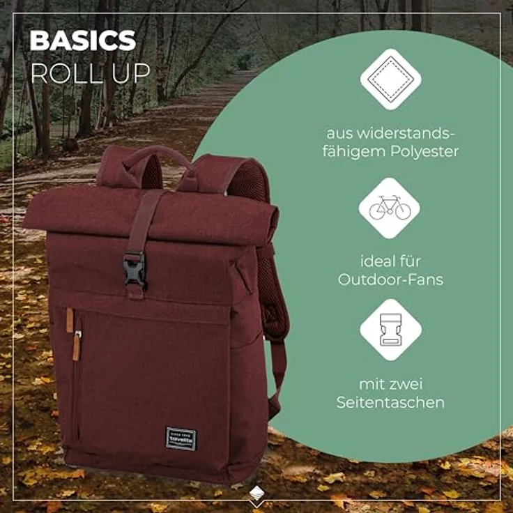 travelite Basics Rollup Rucksack, 60 cm – Bild 3
