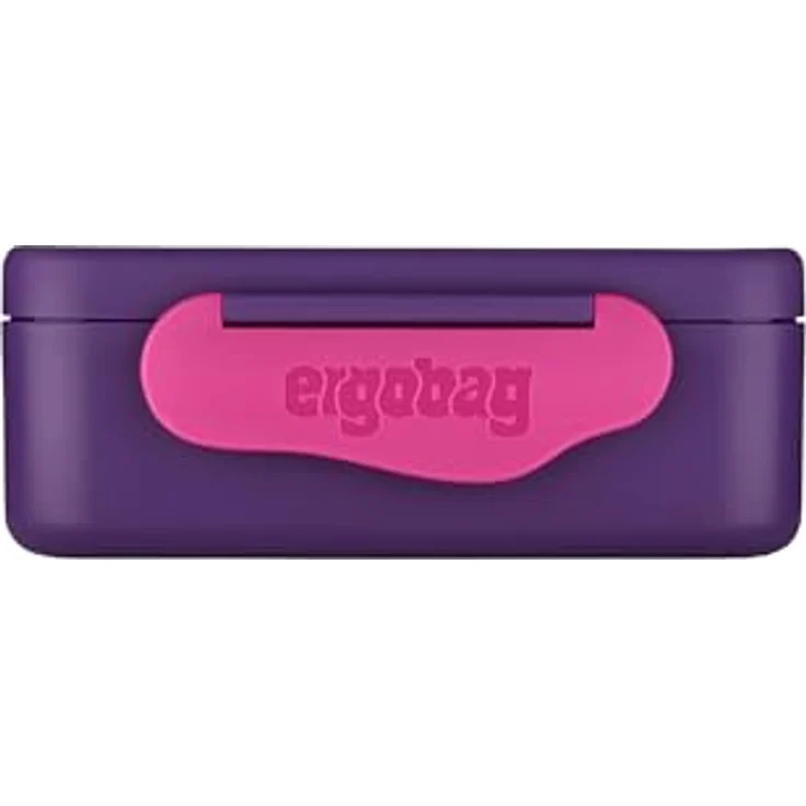 ergobag Lunchbox Brotdose, Tritan, 1-tlg. mit Trennfach für Obst und Gemüse, BPA-frei, spülmaschinenfest – Bild 2