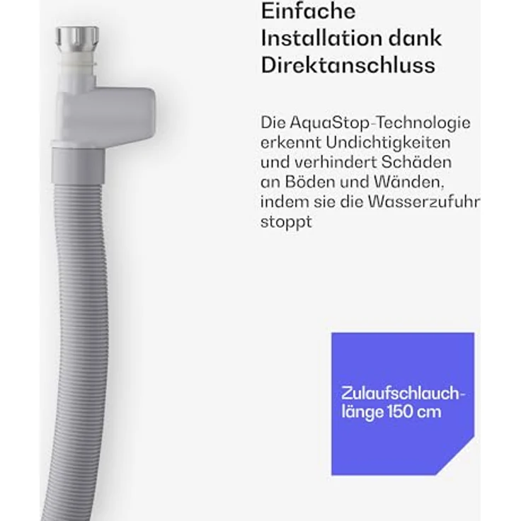 Klarstein Verosteel Geschirrspüler 45cm, freistehend, 10 Plätze, 9 Programme, 42 dB, Energieklasse B, AquaStop, Kindersicherung, Silber – Bild 7