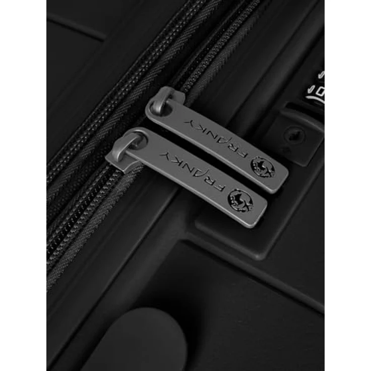 Franky London Serie Trolley Koffer, hartgepäck mittelgroß, 42 x 24 x 65 cm, Polypropylen, 59 L, 4 Doppelrollen, Zahlenschloss, leicht und robust – Bild 4
