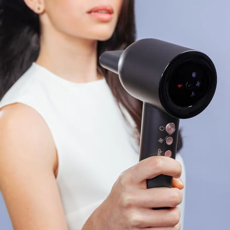 Cecotec Haartrockner Bamba IoniCare Rockstar Nano IonTech. 1600 W, Nano Ionen, 110000 U/min, Bildschirm, Intelligente Hitzesteuerung, 3 Temperaturen, 3 Geschwindigkeiten und Memory-Funktion – Bild 5