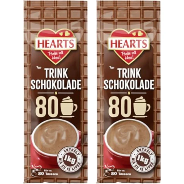 Hearts Trinkschokolade 1kg – Bild 2