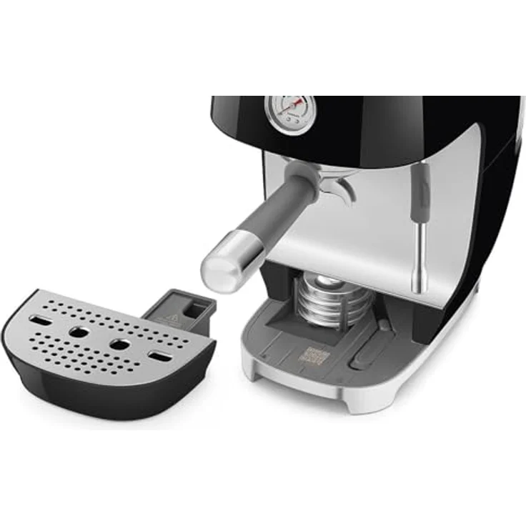 Smeg ECF03BLEU, Premium Siebträgermaschine im 50’s Style in schwarz, mit Cold-Brew-Funktion und 15bar Pumpendruck – Bild 8