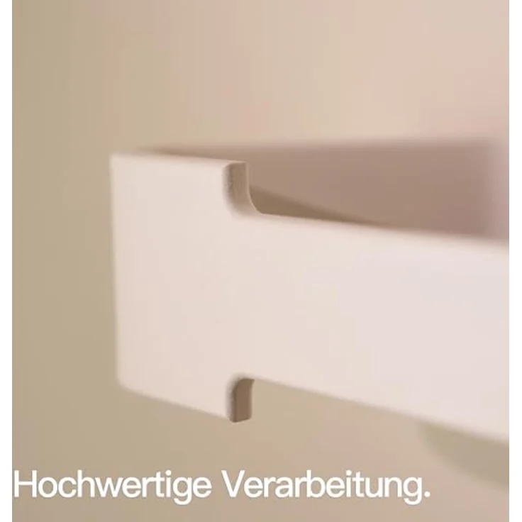 Designfabrik Hamburg Küchenrollenhalter DFHH KRH, Aluminium Vollmaterial, ohne Bohren, abrutschsicher, Schwarz – Bild 5
