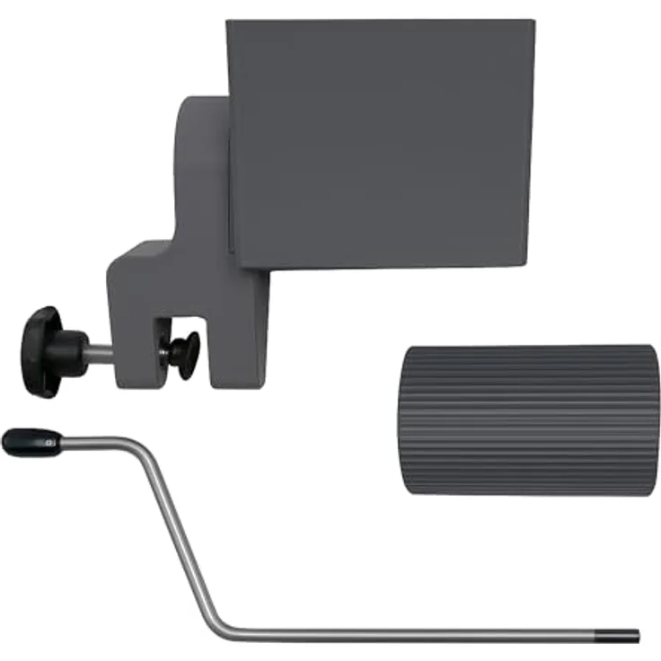Goldspatz MAX Spätzlemaschine, robuste 3D-Oberflächenstruktur, spülmaschinengeeignet, lebensmittelecht, mit Edelstahlkurbel, Made in Germany – Bild 5
