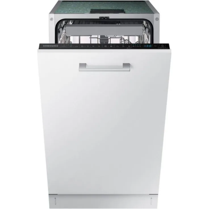 Samsung DW50DG450B00, vollintegrierbarer Einbaugeschirrspüler mit 45 cm Breite, 44 dBA, 6 Optionen, Vollwasserschutz