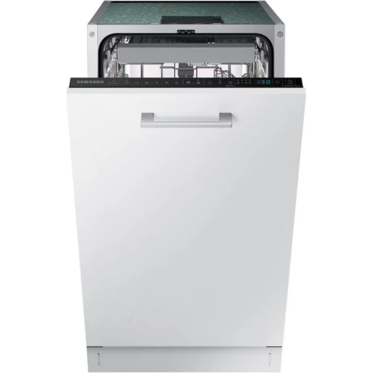 Samsung DW50DG450B00, vollintegrierbarer Einbaugeschirrspüler mit 45 cm Breite, 44 dBA, 6 Optionen, Vollwasserschutz