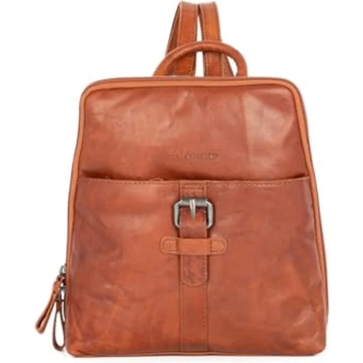 Spikes & Sparrow City Rucksack Leder, 27 cm, 100% Leder, braun – Bild 1