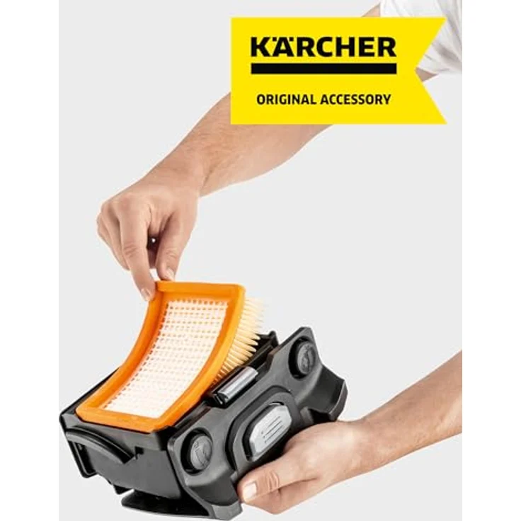 Kärcher Flachfaltenfilter für Kärcher Mehrzwecksauger WD 4 bis WD 6 (schnell und komfortabel austauschbar, ohne Schmutzkontakt, ermöglicht Nass- und Trockensaugen ohne Filterwechsel) – Bild 3