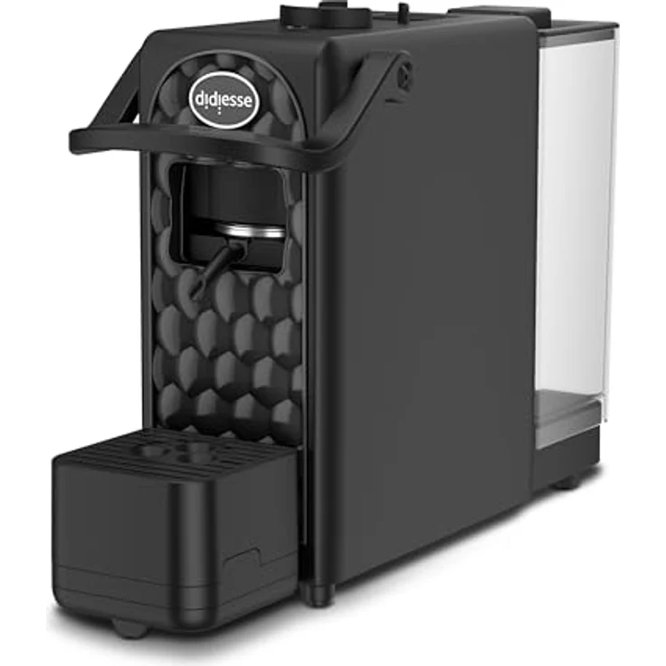 Didiesse Dark Side nero, Kapselmaschine mit 1,3-Liter-Wassertank und automatischer Abschaltung, Schwarz – Bild 3