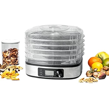 Essiccatore Rommelsbacher DA 900 - Disidratatore Alimentare Con 6 Vassoi Acciaio - Temperatura Regolabile 35-75°C - Foto 3