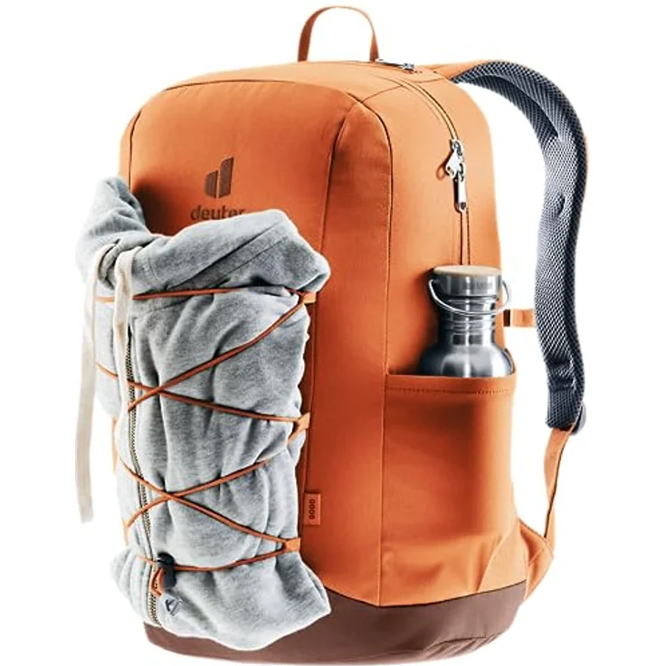Deuter Gogo, Freizeitrucksack mit Airstripes Rückensystem, chestnut-umbra, 100% recyceltes Material – Bild 8