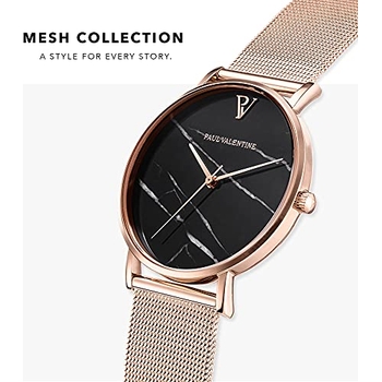 Armband Paul Valentine Uhr Einstellen PAUL VALENTINE Mesh-Uhr