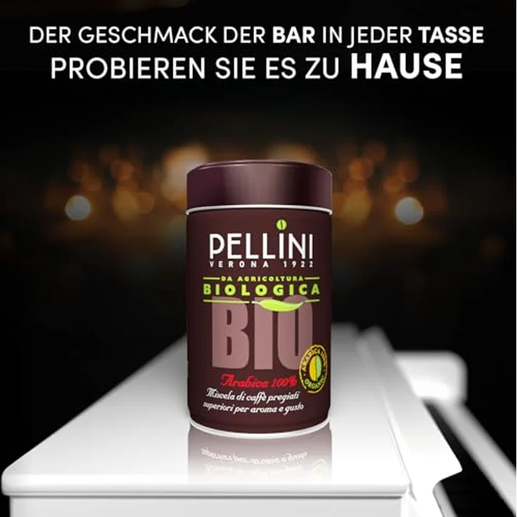 Pellini Bio Arabica 100%, 250g Dose, gemahlen – Bild 3