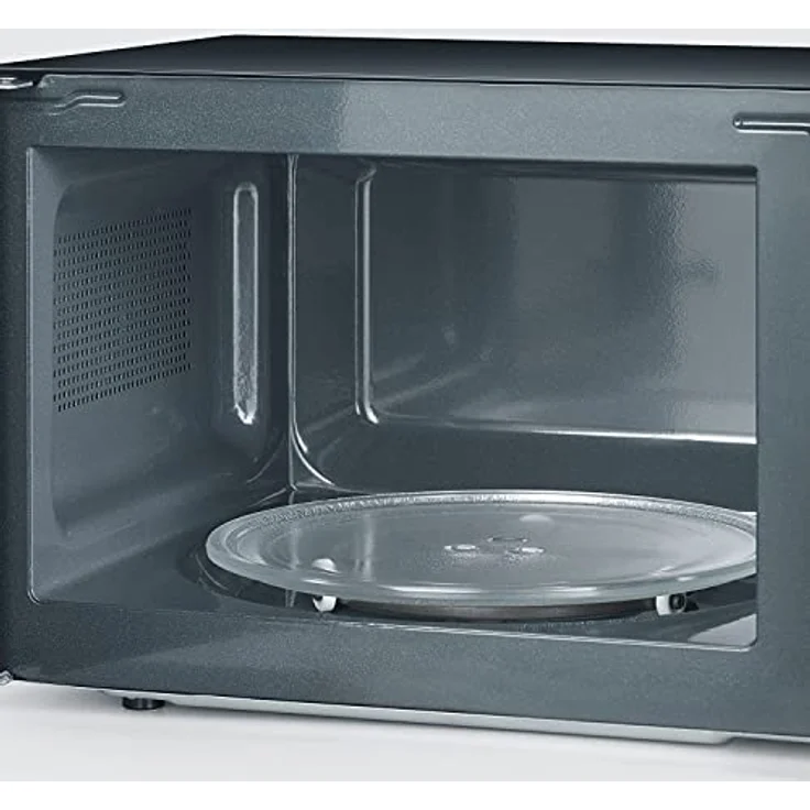 Severin MW 7750 2-in-1 Mikrowelle mit Grillfunktion, 800 Watt, inklusive Grillrost und Drehteller, Auftauen, Standgerät, schwarz – Bild 4