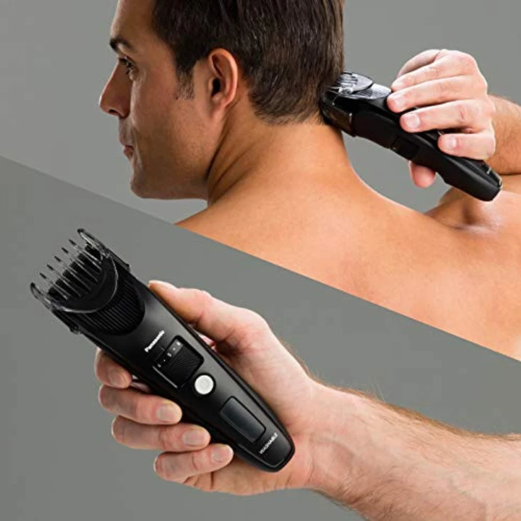 Panasonic Premium Haarschneider ER-SC40 mit 19 Längeneinstellungen, Haartrimmer 0,5-10 mm, Trimmer für Herren, Linearmotor – Bild 6