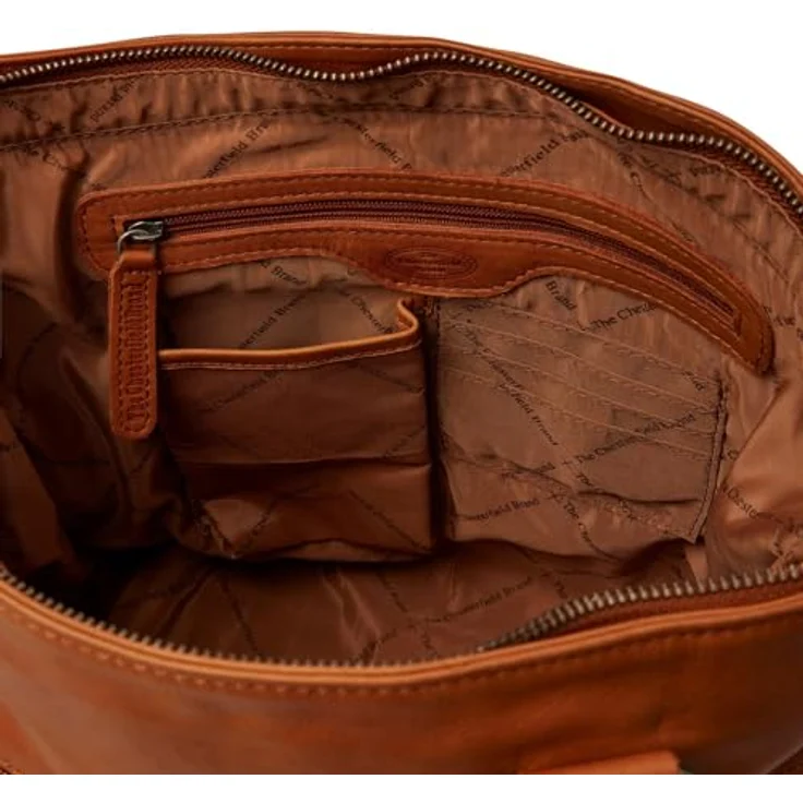 The Chesterfield Brand Shopper Rome - Shopper 14" 38 cm (1-tlg), Business-Tasche mit gepolstertem Laptopfach, schwarz – Bild 3