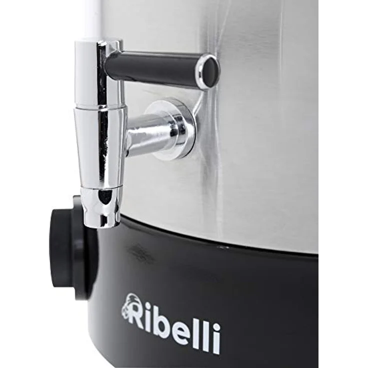 Ribelli Wasserkocher Heißgetränkespender, 21 l, Edelstahlgehäuse mit Temperaturregler 30°C bis 100°C, integrierter Ablaufhahn – Bild 11