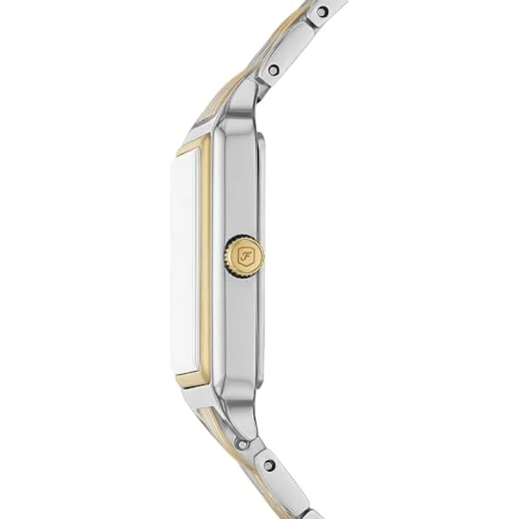 Fossil Damen Analog Quarz Uhr mit Edelstahl Armband ES5376SET, grau, wasserdicht bis 50 m – Bild 3