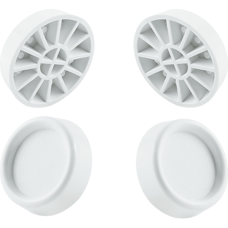 KOENIC KAV-2000 Schwingungsdämpfer für Waschmaschinen und Wäschetrockner, 65 mm, weiß