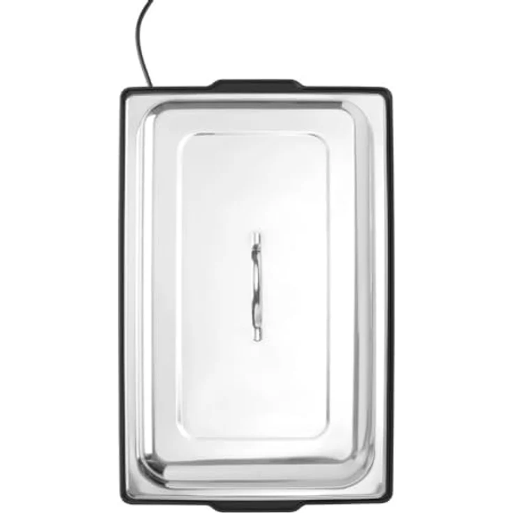 HENDI Chafing dish Tellano, Speisenwärmer, Buffetwärmer, Wärmebehälter, 9L, 230V, 900W, 573x348x(H)284mm, Edelstahl, Polypropylen – Bild 5