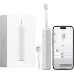 Laifen Wave Spezial Elektrische Zahnbürste, Schallzahnbürste mit Oszillation & Vibration, 2 Bürstenköpfe, App-unterstützt, grau