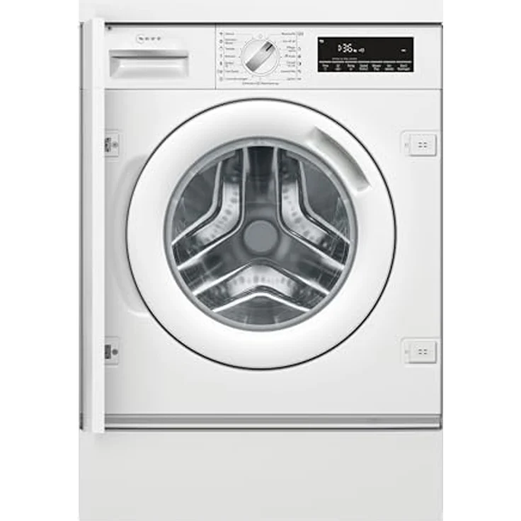 Neff W6441X1, Frontlader-Waschmaschine, C, Fassungsvermögen 8 kg, Standgerät, Breite 59,6 cm, weiß – Bild 2