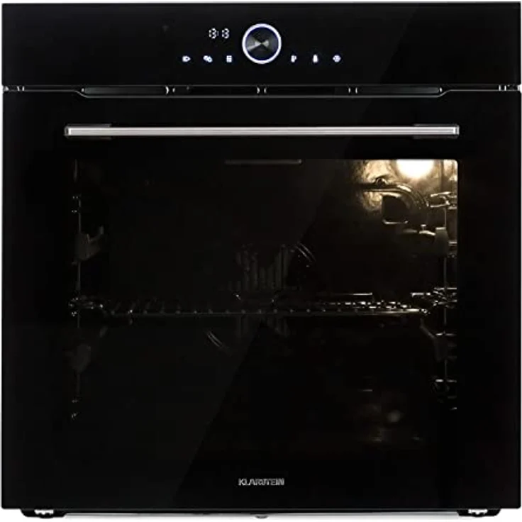 Klarstein Backofen, Einbau-Backofen mit 11 Modi, Backofen Einbaugerät mit Stecker, Einbaubackofen mit Auftau & Grill-Funktion, 73L Ofen mit App-Control & Drehschalter, Elektro-Backofen in Schwarz – Bild 1