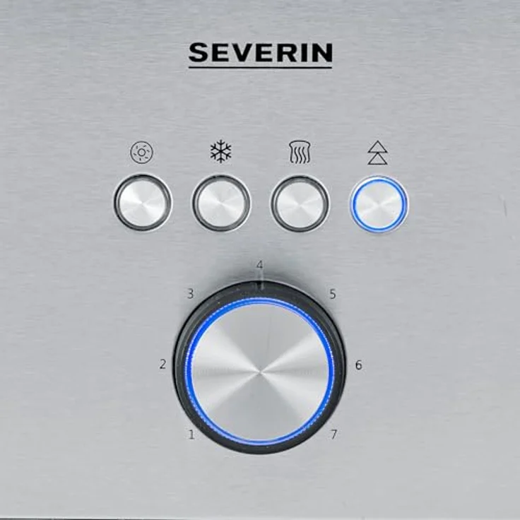 Severin AT 2621 Langschlitz Toaster, Schwarz, mit Bagel-Funktion und 7 Bräunungsstufen – Bild 2